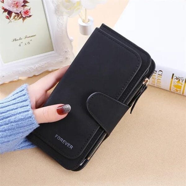 Girl’s Faux Leather Plain Clutch - Image 4