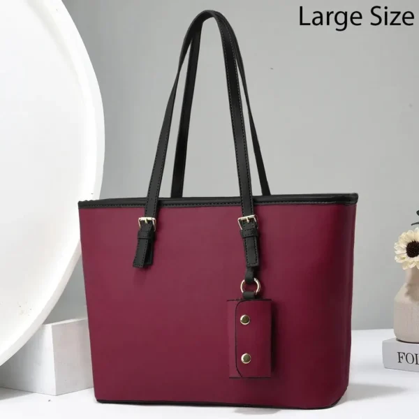 Women’s PU Leather Plain Shoulder Bag | Bago Lahore