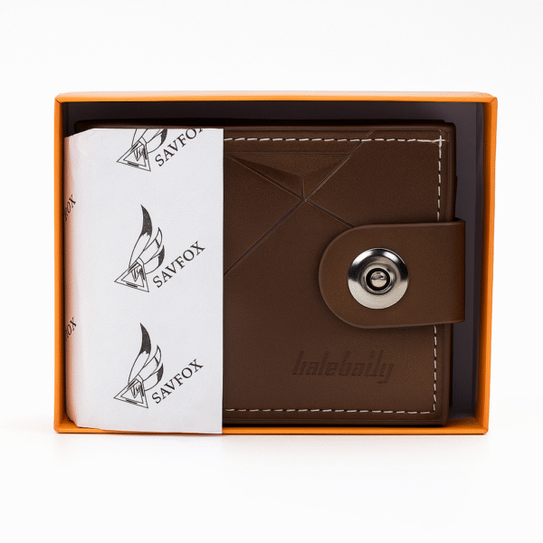 Shop Men’s Leather Textured Bifold Wallet at Bago (bago.valueshop.me, Lahore Pakistan). Premium, durable & stylish leather wallet for men’s daily use.